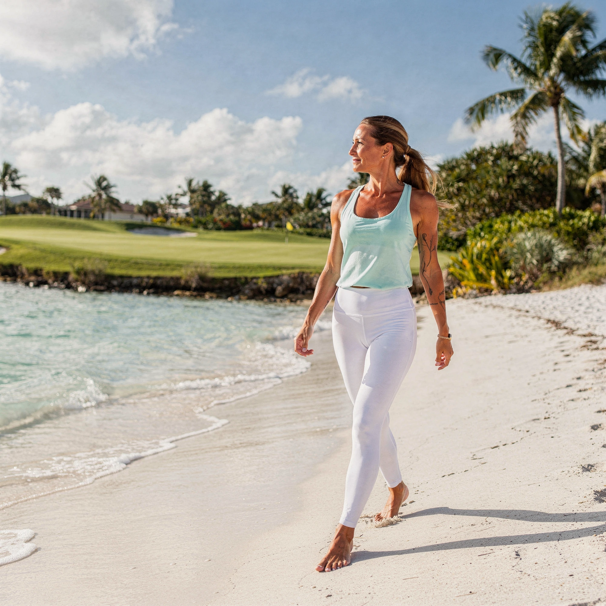 Woman enjoying an active lifestyle on the Southwest Florida coast - patient experiences, gynecologist in Fort Myers Beach, FL